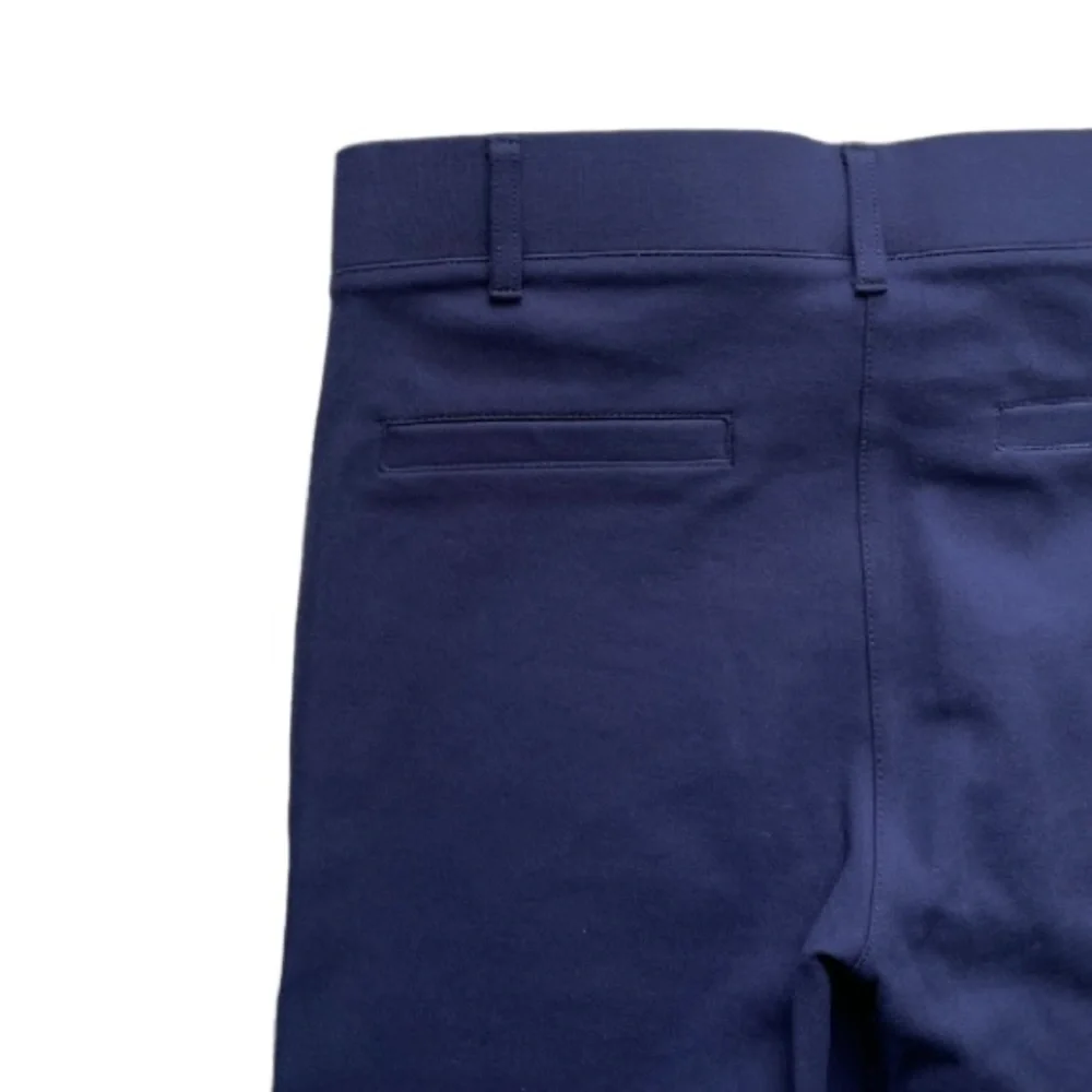 Betabrand Boot-Cut Classic Dress Pant Yoga Pants in Navy